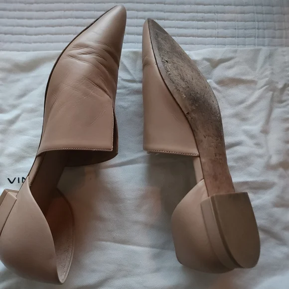 Vince Tan Leather Flats - Picture 6 of 12